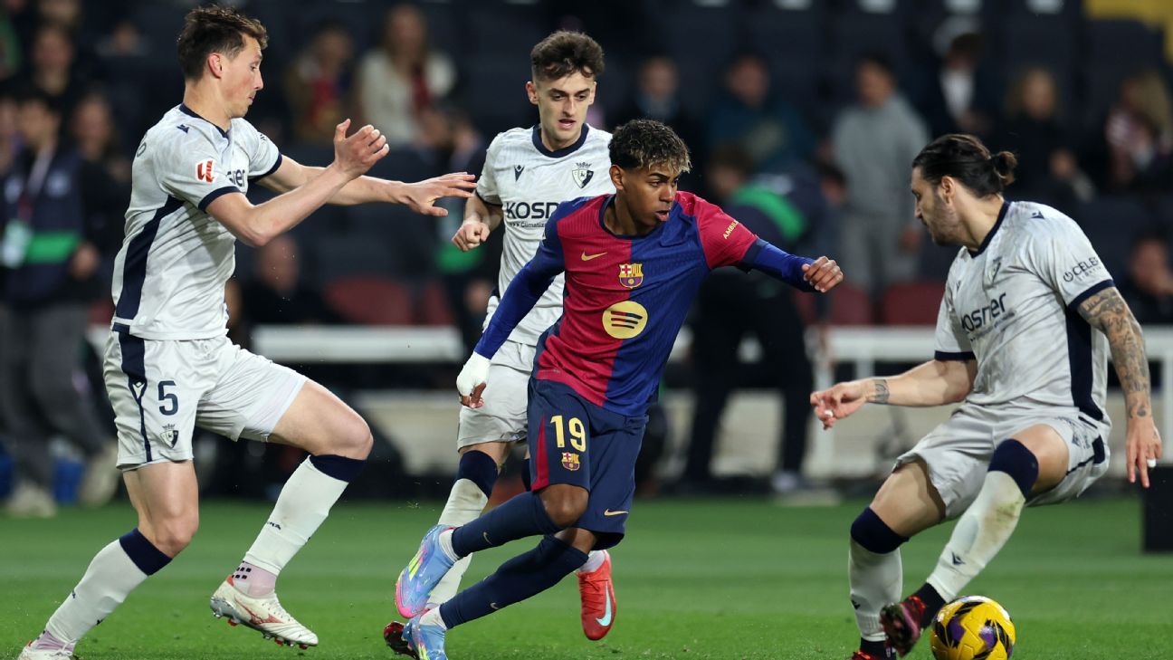 LaLiga: Barcelona vs Osasuna, el 'problema bendito' de Flick