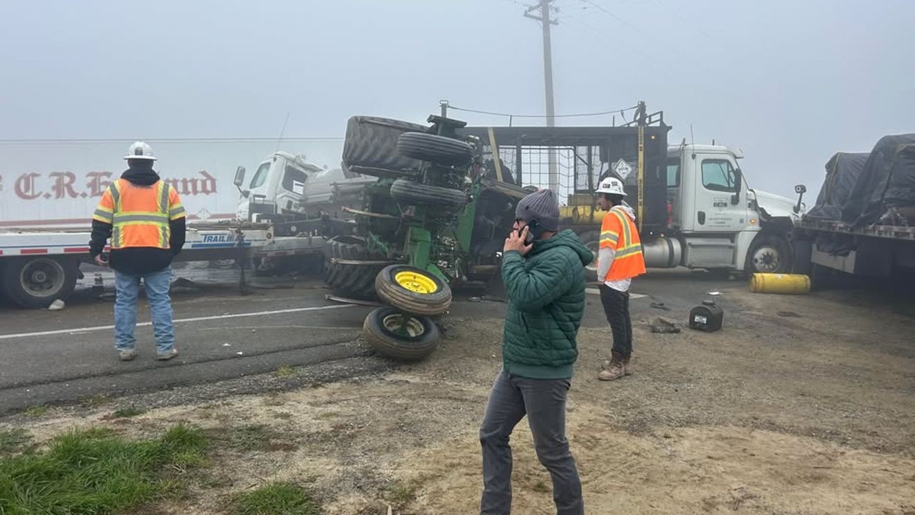 Niebla Densa Afecta Norte de California; Choque Grave