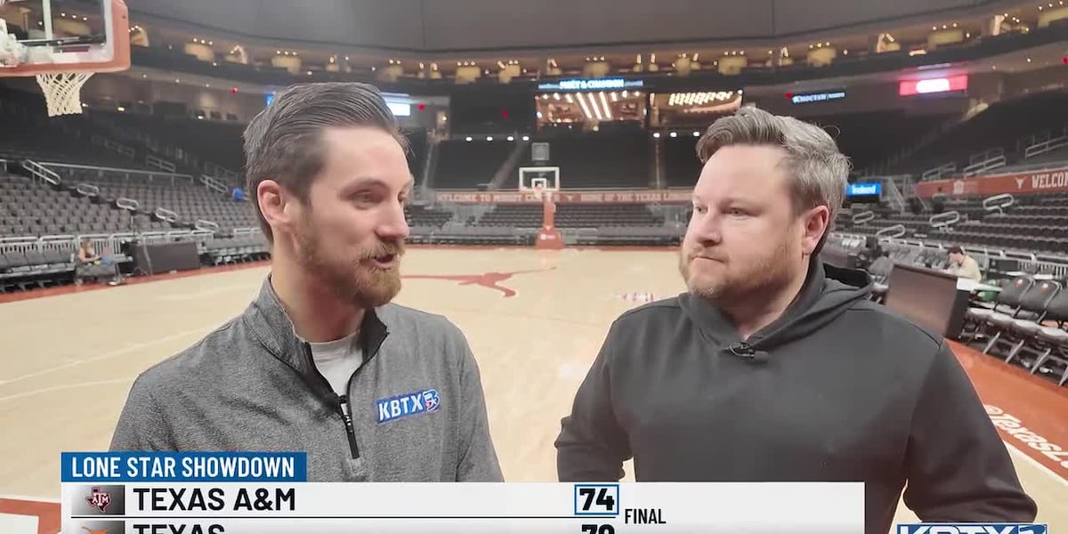 Texas A&M Vence a Texas 74-70 en Clásico Universitario