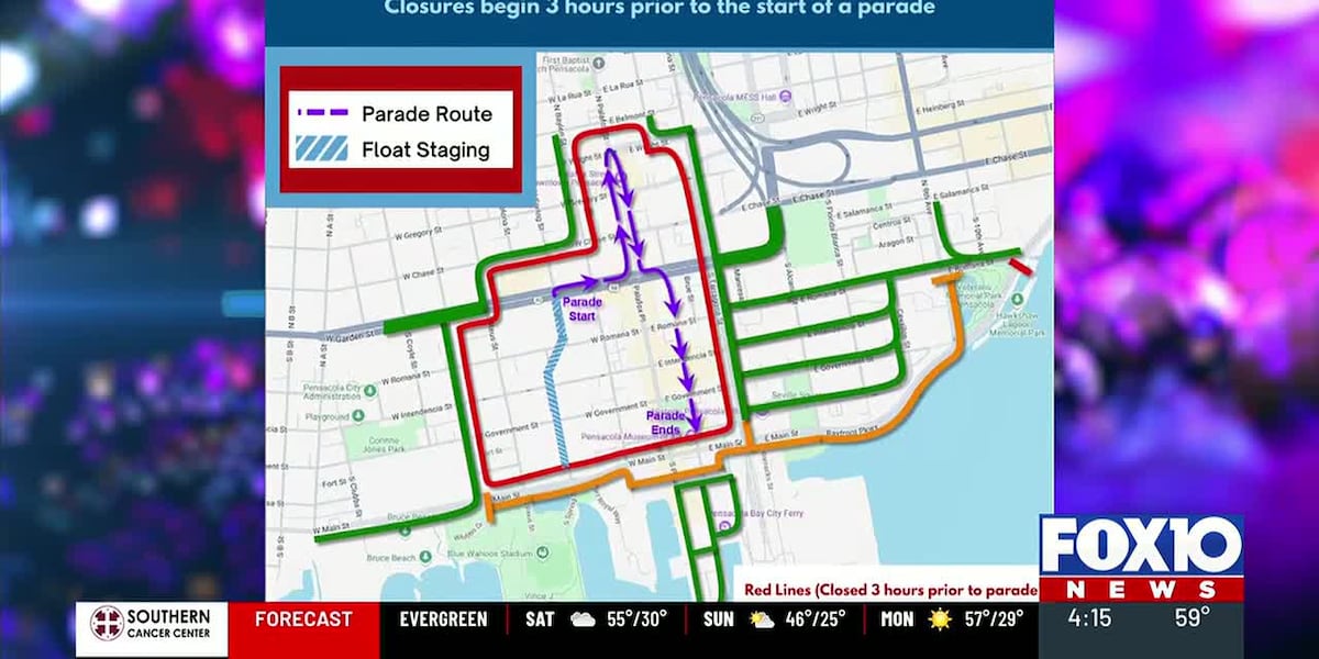 Desfile MLK en Pensacola: Nueva Ruta por Construcción
