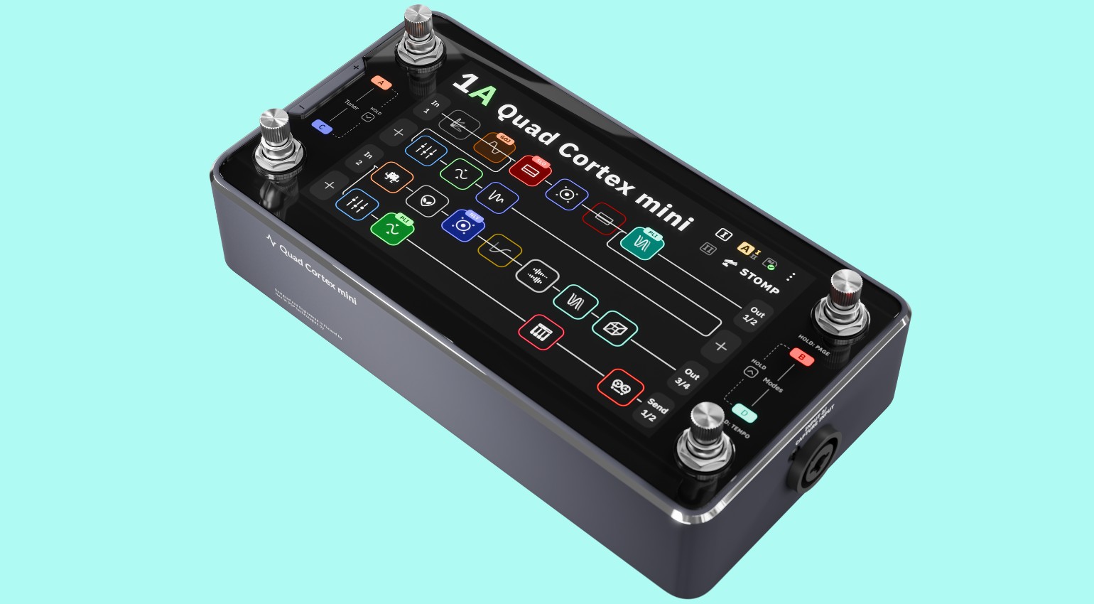 Neural DSP Lanza Quad Cortex Mini Compacto en NAMM 2026