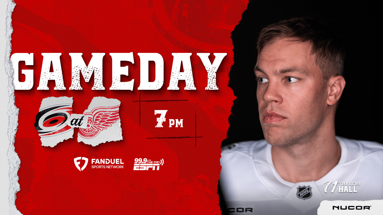 NHL: Huracanes y Red Wings Chocan en Duelo de Líderes de División