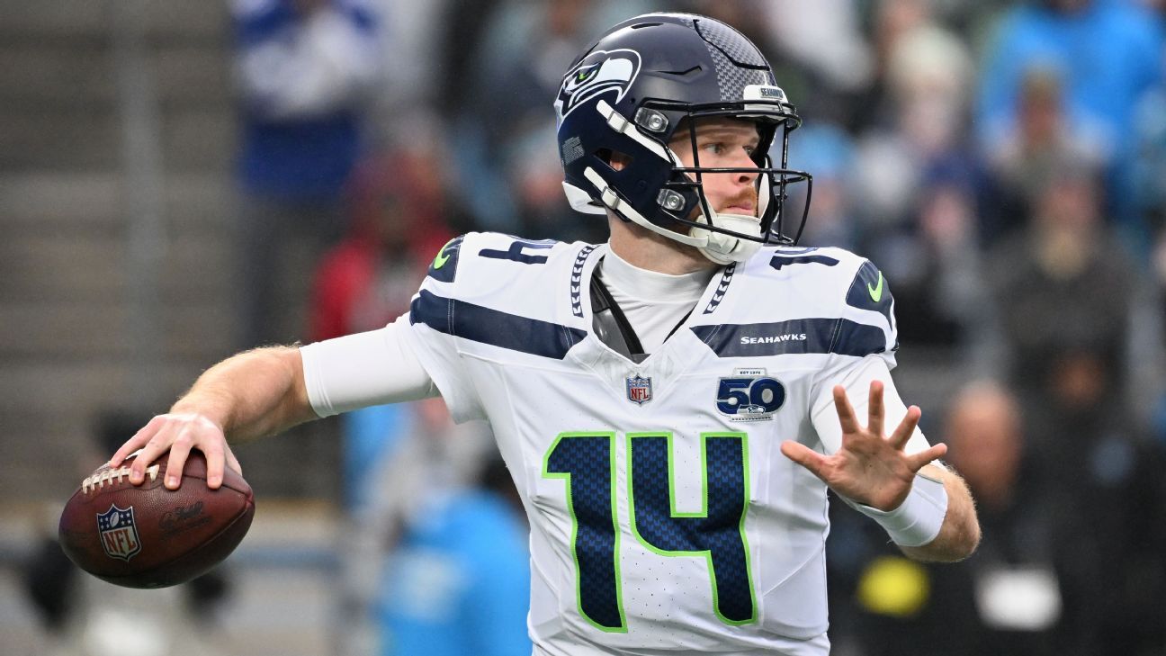 Darnold en Duda para Playoffs de Seahawks; Lock Preparado