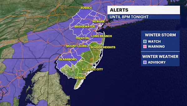 NJ Espera Segunda Tormenta Invernal del Fin de Semana