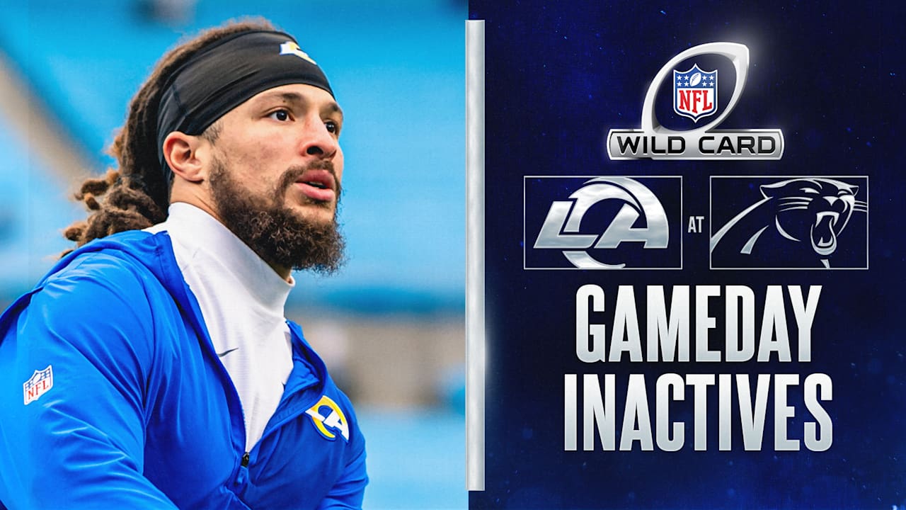 Panthers Anuncian Inactivos Para Juego de Comodín Contra Rams